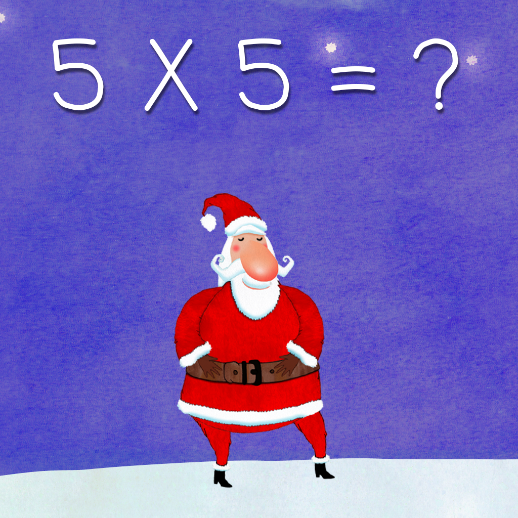 Aprende las tablas de multiplicar con Santa Claus.