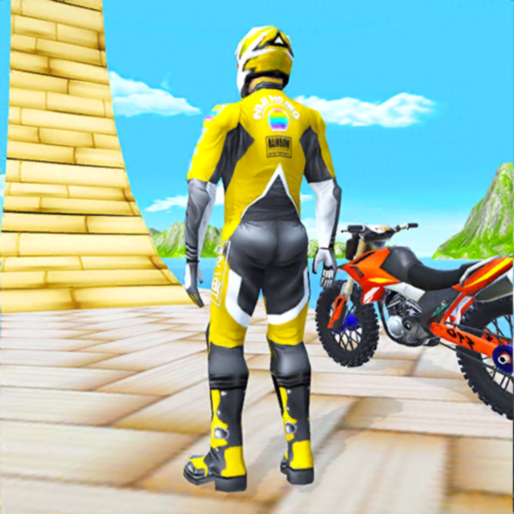 जनक Bike Stunts Race Game 3D