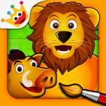 Savane: Bebes Puzzle, Jeux gratuit Enfants Filles