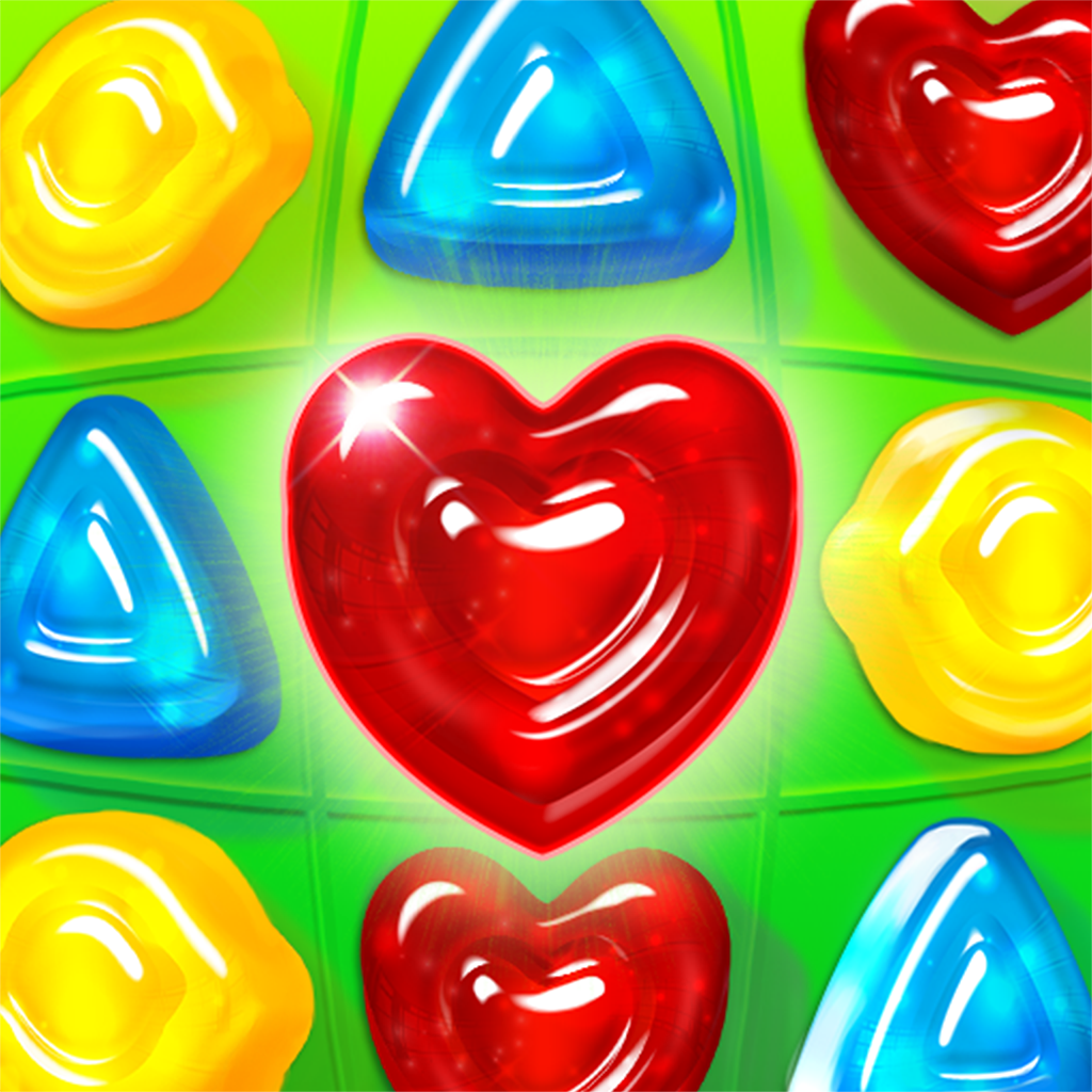 Penjana Gummy Drop! Match 3 Puzzles