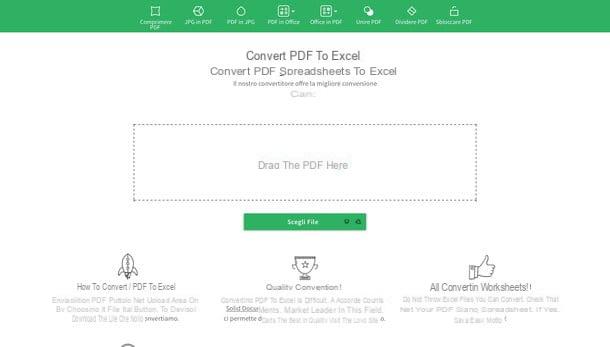 Como converter arquivos PDF para Excel