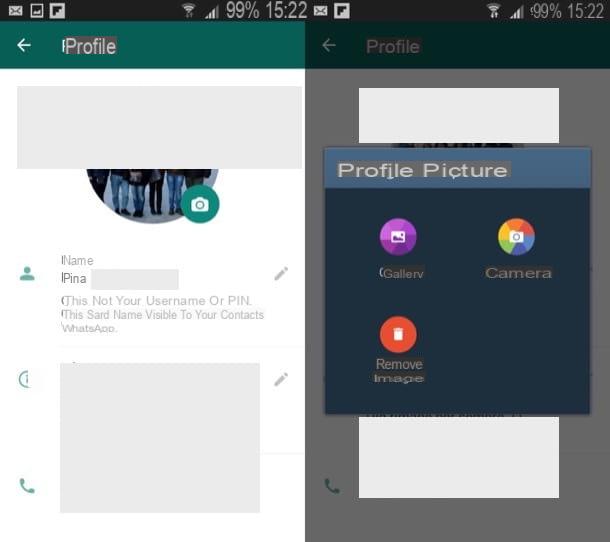 How to change WhatsApp profile