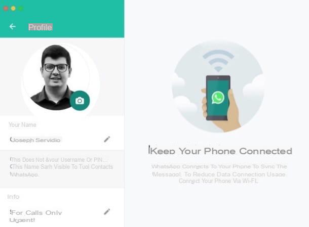 How to change WhatsApp profile