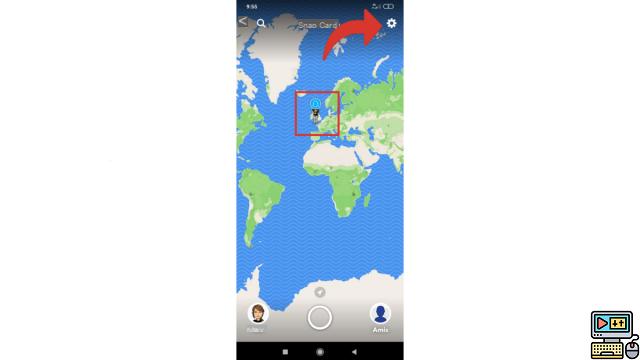 How to activate or deactivate geolocation on Snapchat?