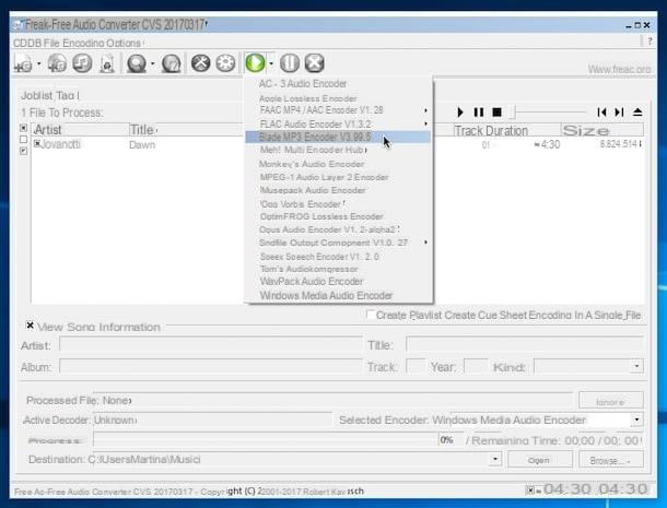 Convertir WMA en MP3