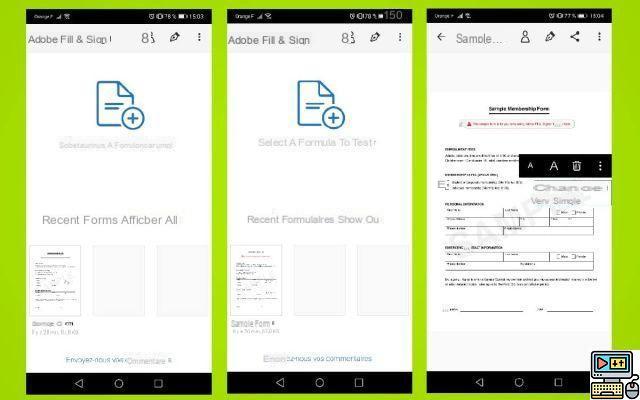 Como escrever em um documento PDF (smartphone e tablet Android)