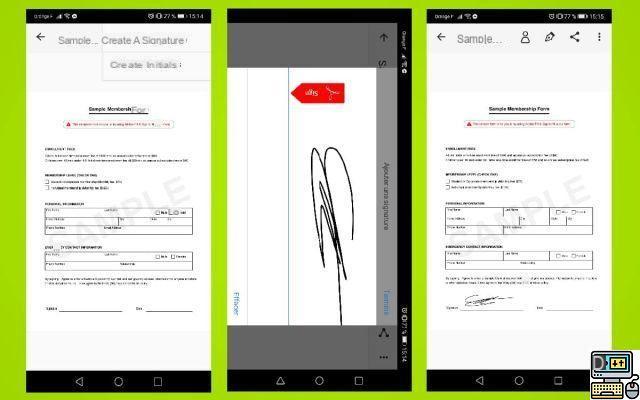 Como escrever em um documento PDF (smartphone e tablet Android)