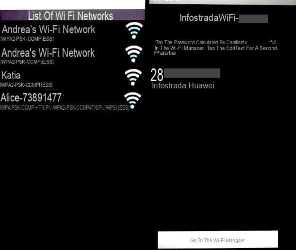 Application pour trouver des mots de passe WiFi