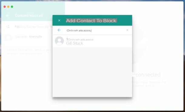 Comment bloquer le contact WhatsApp