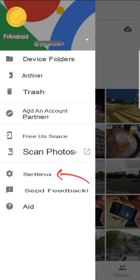 How to automatically save photos on Android?
