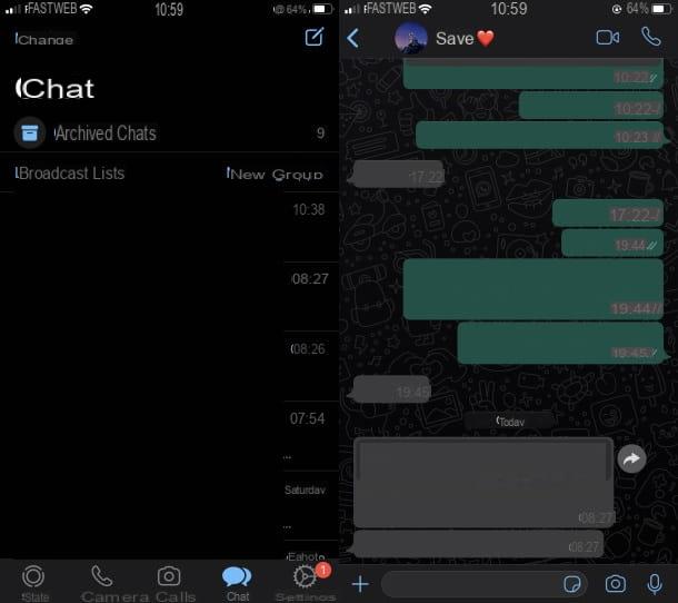 How to put dark mode on WhatsApp