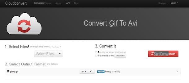 How to convert GIF to video