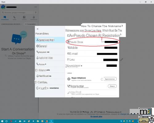 Skype: how to change your name or nickname