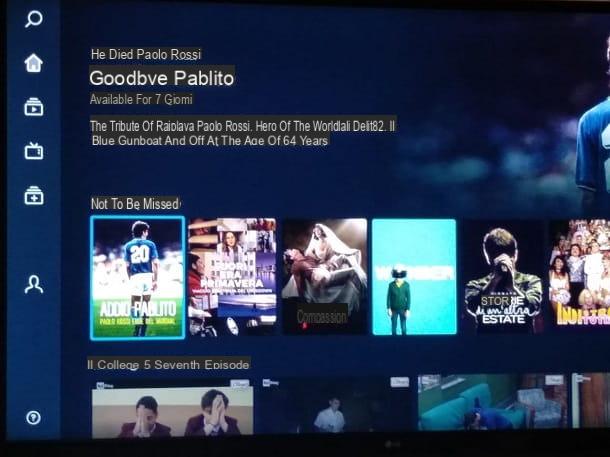 Cómo acceder a Rai Play desde la TV