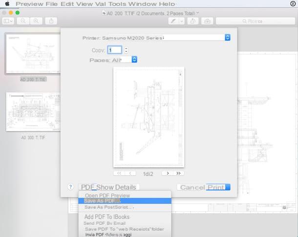 Comment convertir TIFF en PDF