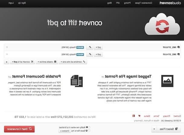 Comment convertir TIFF en PDF