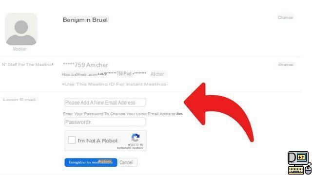 How to change your email address on Zoom?