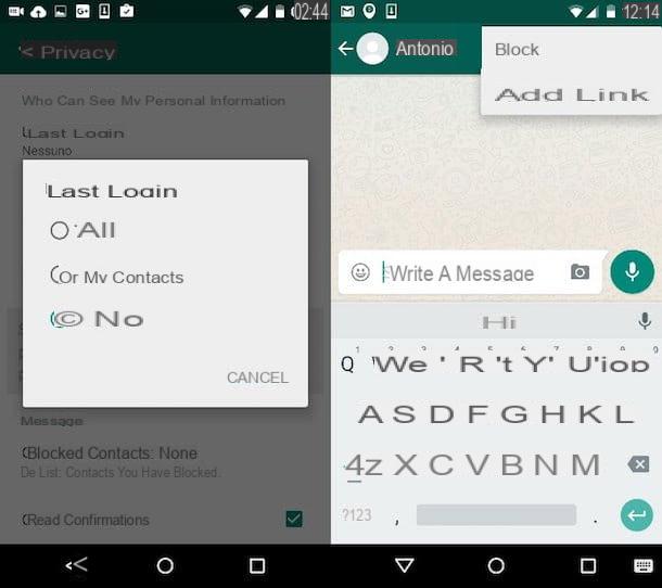 Comment désactiver les tiques bleues de WhatsApp