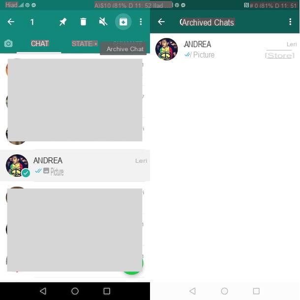 How to hide WhatsApp conversations