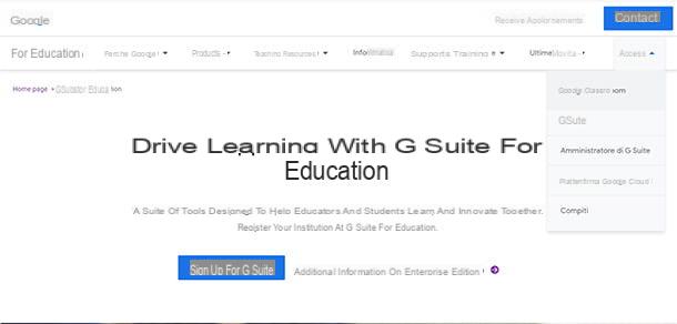 Comment se connecter à G Suite for Education