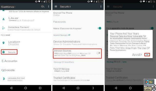 How to install an APK file on an Android smartphone or tablet?