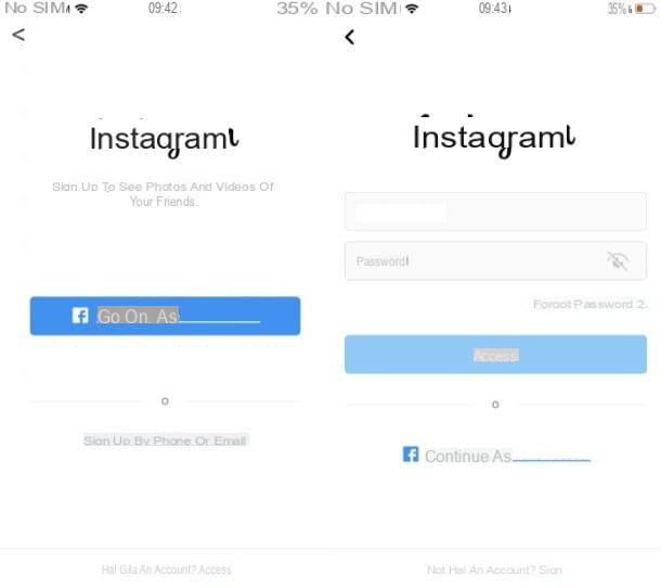 Comment se connecter à Instagram sans mot de passe
