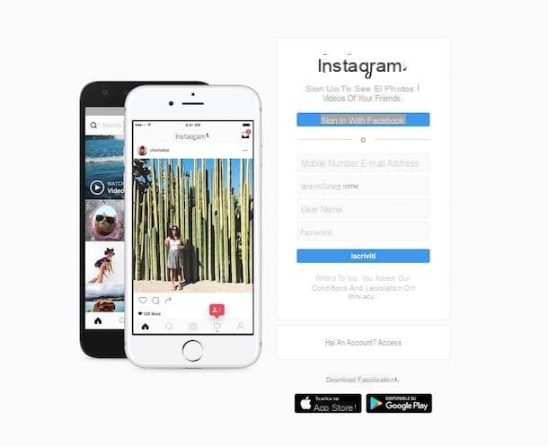 Como fazer login no Instagram sem uma senha