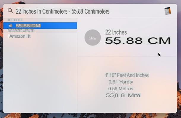 How to convert inches to centimeters