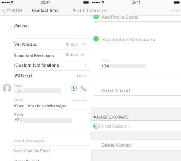 Comment masquer les contacts WhatsApp