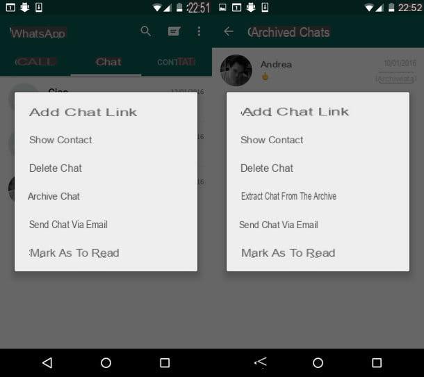Comment masquer les contacts WhatsApp