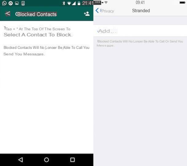 Comment masquer les contacts WhatsApp