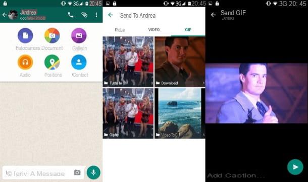 Como enviar GIFs no WhatsApp