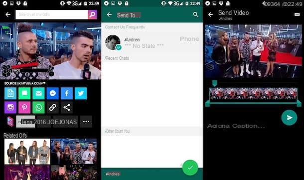 Como enviar GIFs no WhatsApp