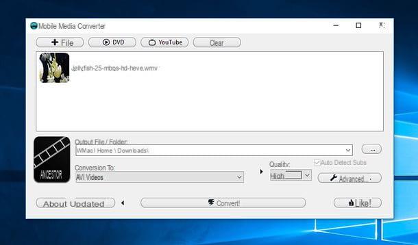 How to convert WMV to AVI