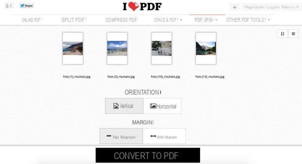 Comment convertir des fichiers JPEG en PDF