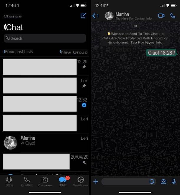 How to put black WhatsApp on iPhone