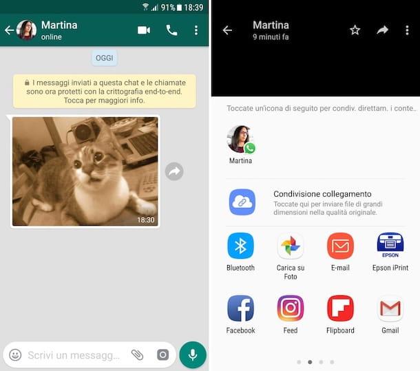 How to print photos from WhatsApp