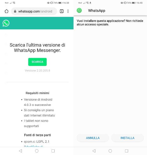 Cómo instalar WhatsApp en Huawei