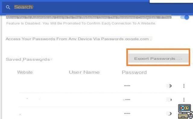 Google Chrome: cómo exportar contraseñas guardadas en el navegador