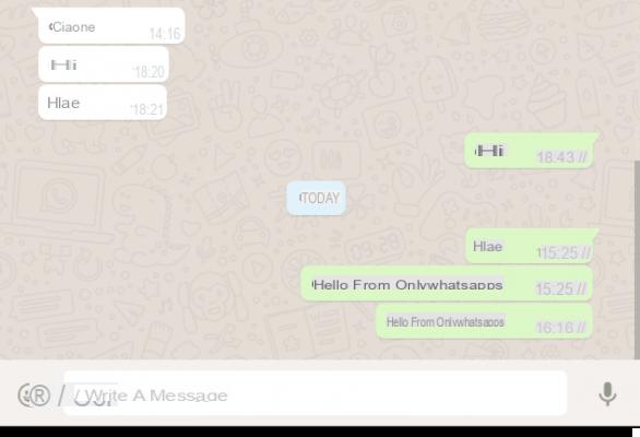 How to write in italics in WhatsApp