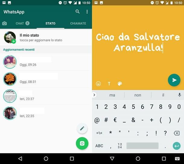 How to write colorful on WhatsApp