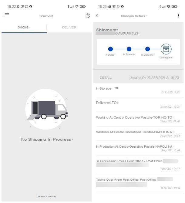 How to find the date of notification of a registered letter