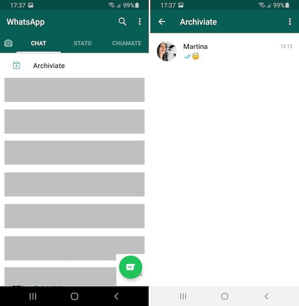 Comment voir les chats archivés WhatsApp