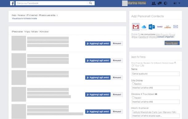 How to search for people on Facebook
