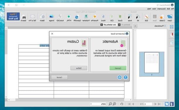 Convertir PDF a Excel