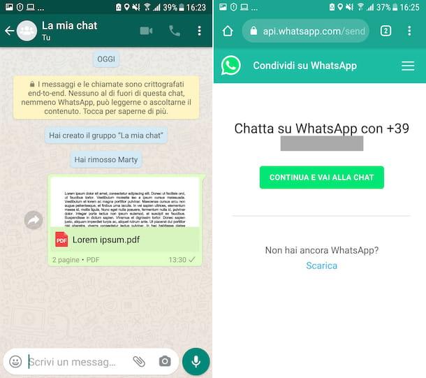 How to create a chat with yourself on WhatsApp