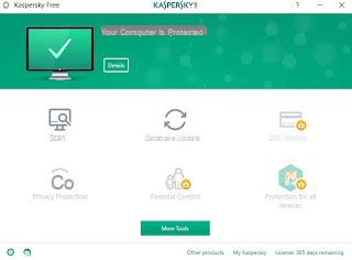 Kaspersky Cloud Free Cloud Antivirus with online protection and scanning for malware and viruses