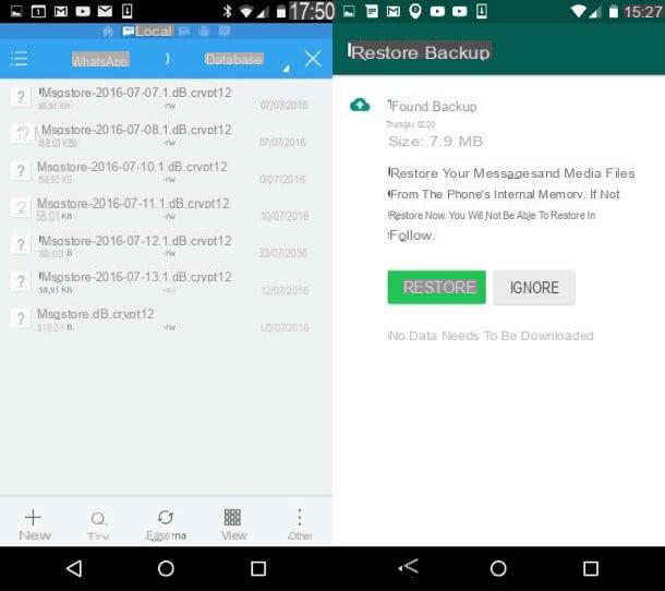 Comment réinstaller WhatsApp