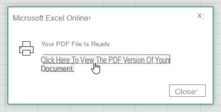 Converter Excel para PDF: Converter tabela ou gráfico