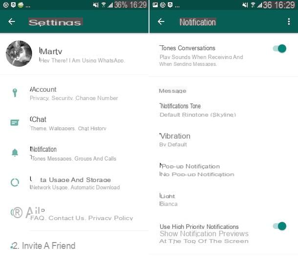 Cómo activar notificaciones en WhatsApp